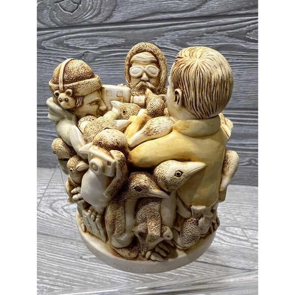 Harmony Kingdom Antarctic Antics Penguins 1994 Trinket Box Figurine Made in UK - Picture 6 of 9